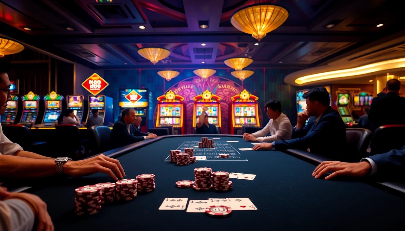 Experience excitement at Nhà cái X88 with live casino games and vibrant slot machines.