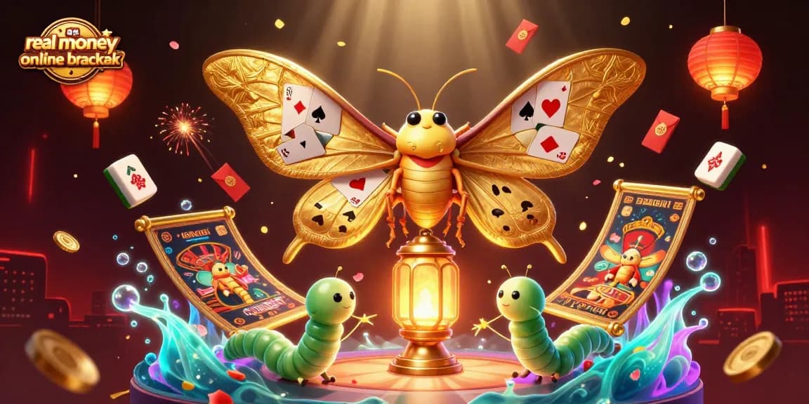 Experience real money online blackjack with 3D cartoon characters in a vibrant casino-themed illustration.