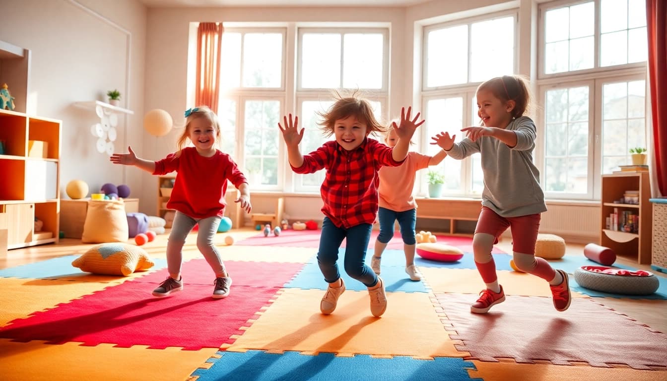 Erfahren Sie mehr ueber Bewegungsspiele fuer Kinder betreffende Aktivitaeten hier klicken und informieren.