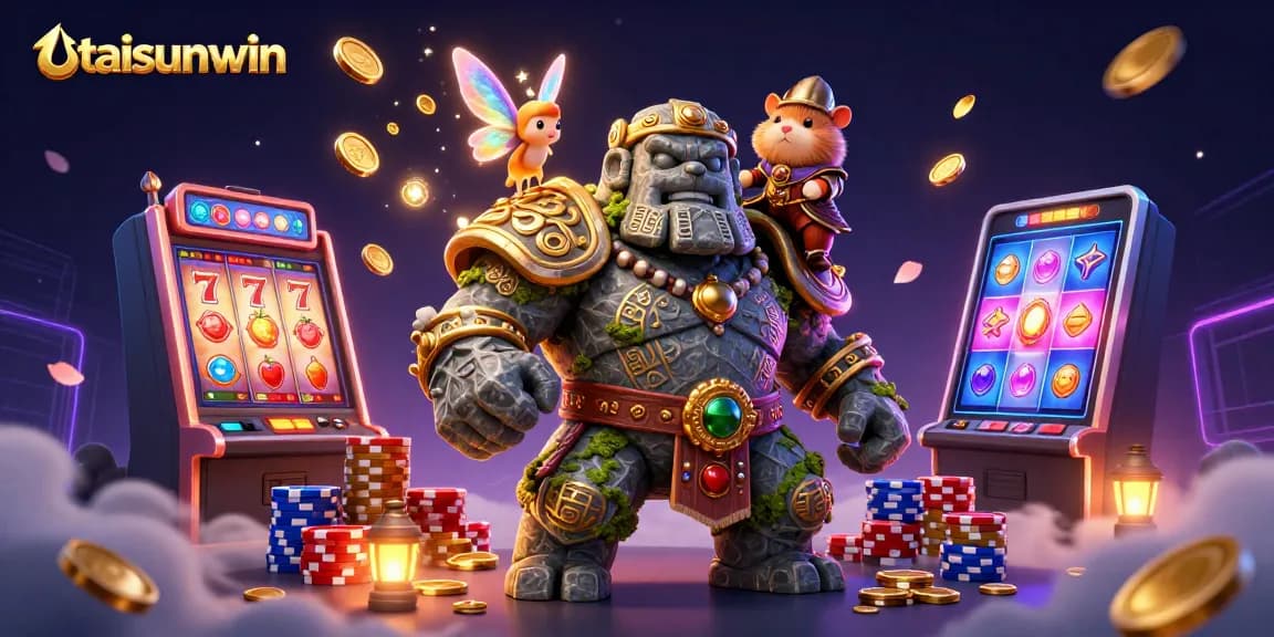 Spin for winnings with taisunwin's enchanting casino characters and magical gaming elements.