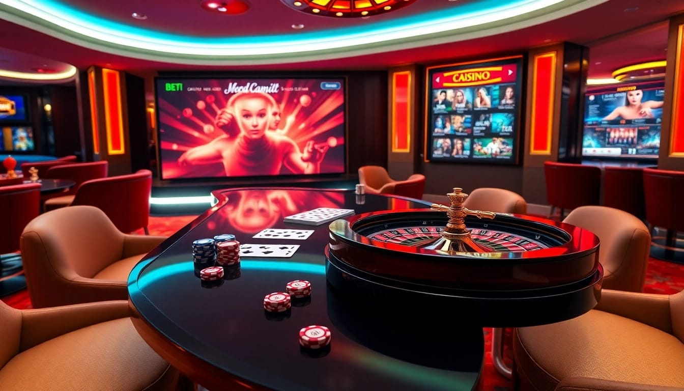Experience the excitement of 88i com with engaging casino visuals featuring poker chips and tables.