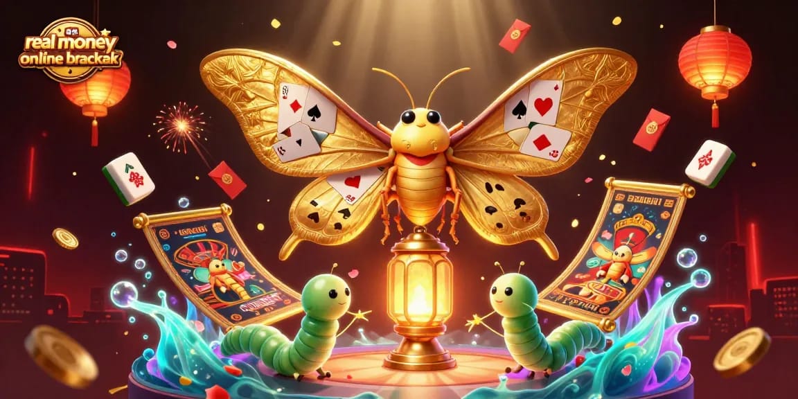Experience real money online blackjack with 3D cartoon characters in a vibrant casino-themed illustration.