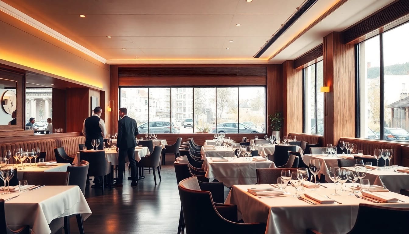 Gastronomisches Ambiente, das die Expertise von Headhunter Gastronomie widerspiegelt.