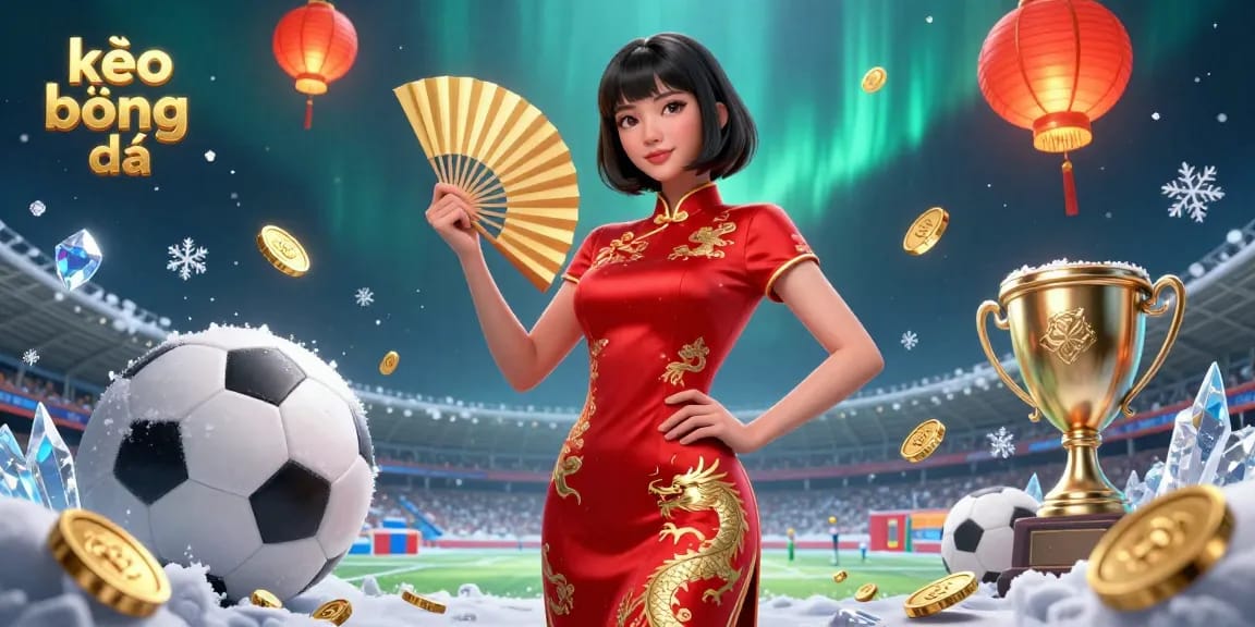 Kèo bóng đá highlights sports betting scene with dynamic elements and vibrant visuals.