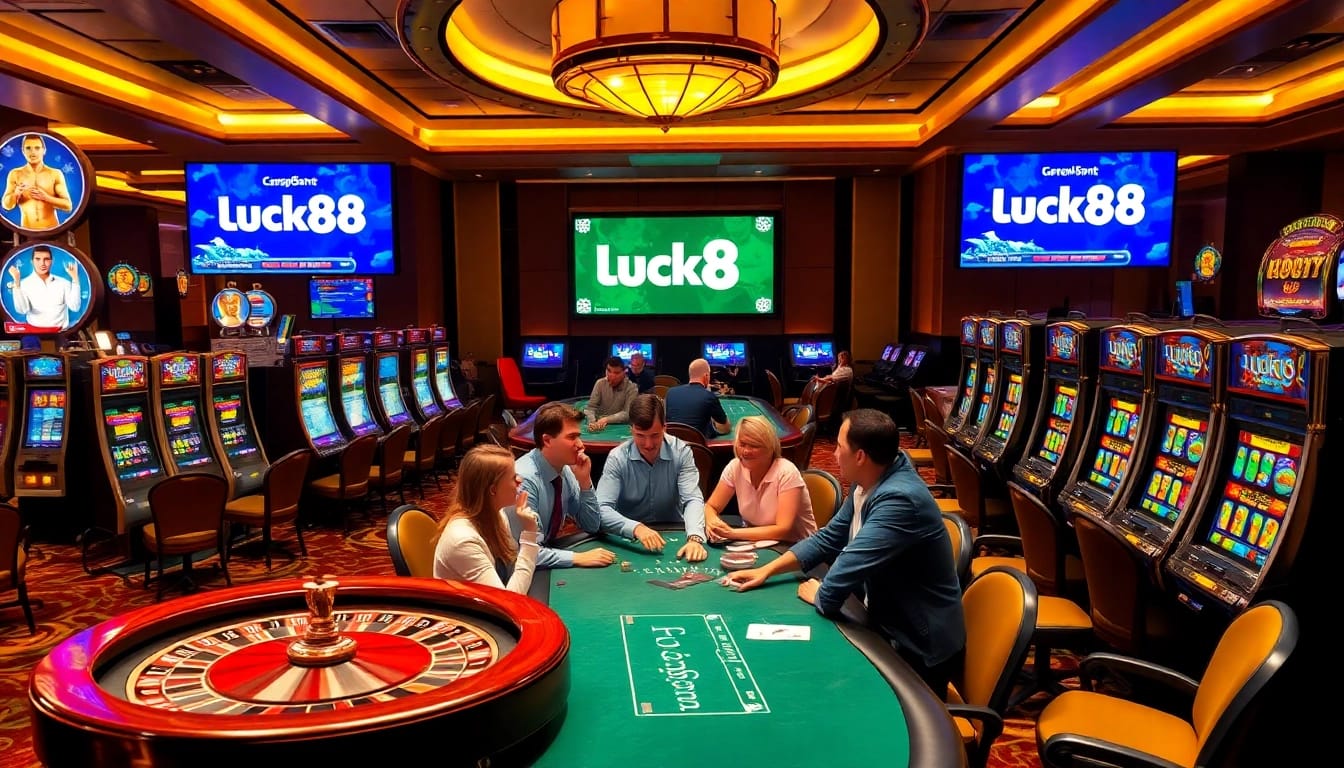 Trải nghiệm lối chơi đầy kịch tính tại https://luck8.net với các máy xèng sống động và bàn poker.