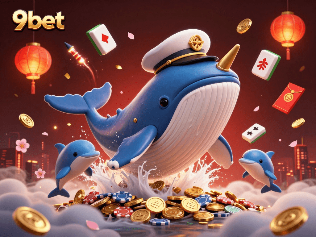 Experience the thrill of gaming with 9bet featuring vibrant characters and rich casino elements.