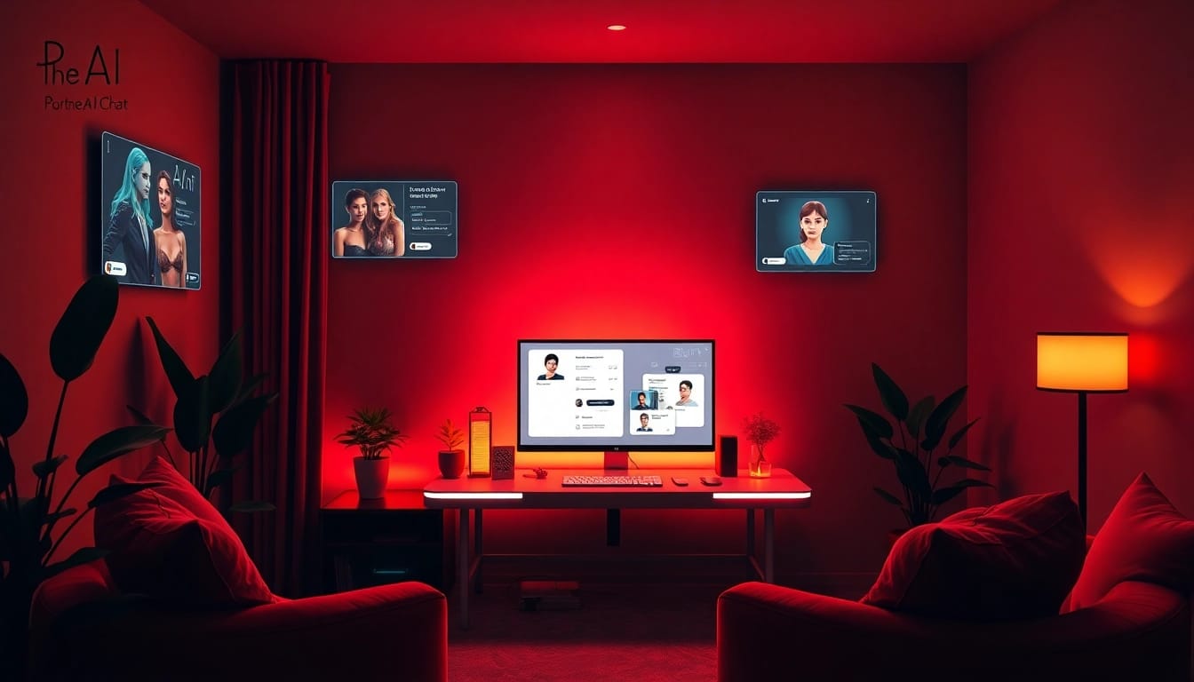 Engaging individuals in intimate conversations through porn ai chat in a warm, inviting virtual setting.
