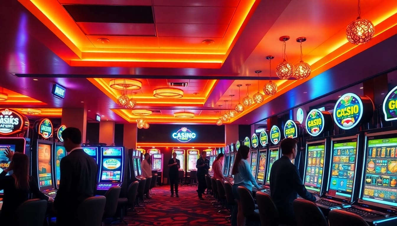 Gewinnen Sie mit Casino Bonus-Angeboten in einem lebendigen Casino-Ambiente voller Freude und Spannung.
