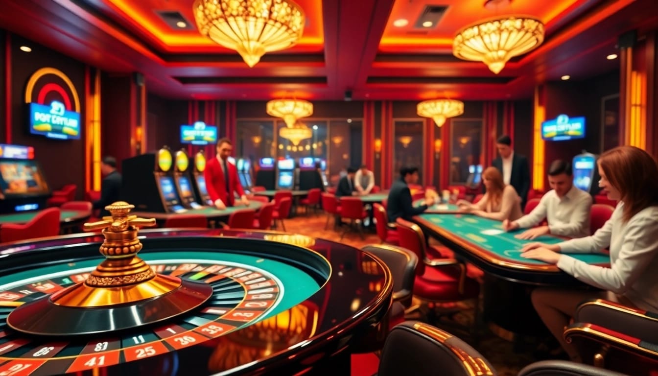 Experience the thrill of gambling and đăng ký 789club at a luxurious casino with engaging players.