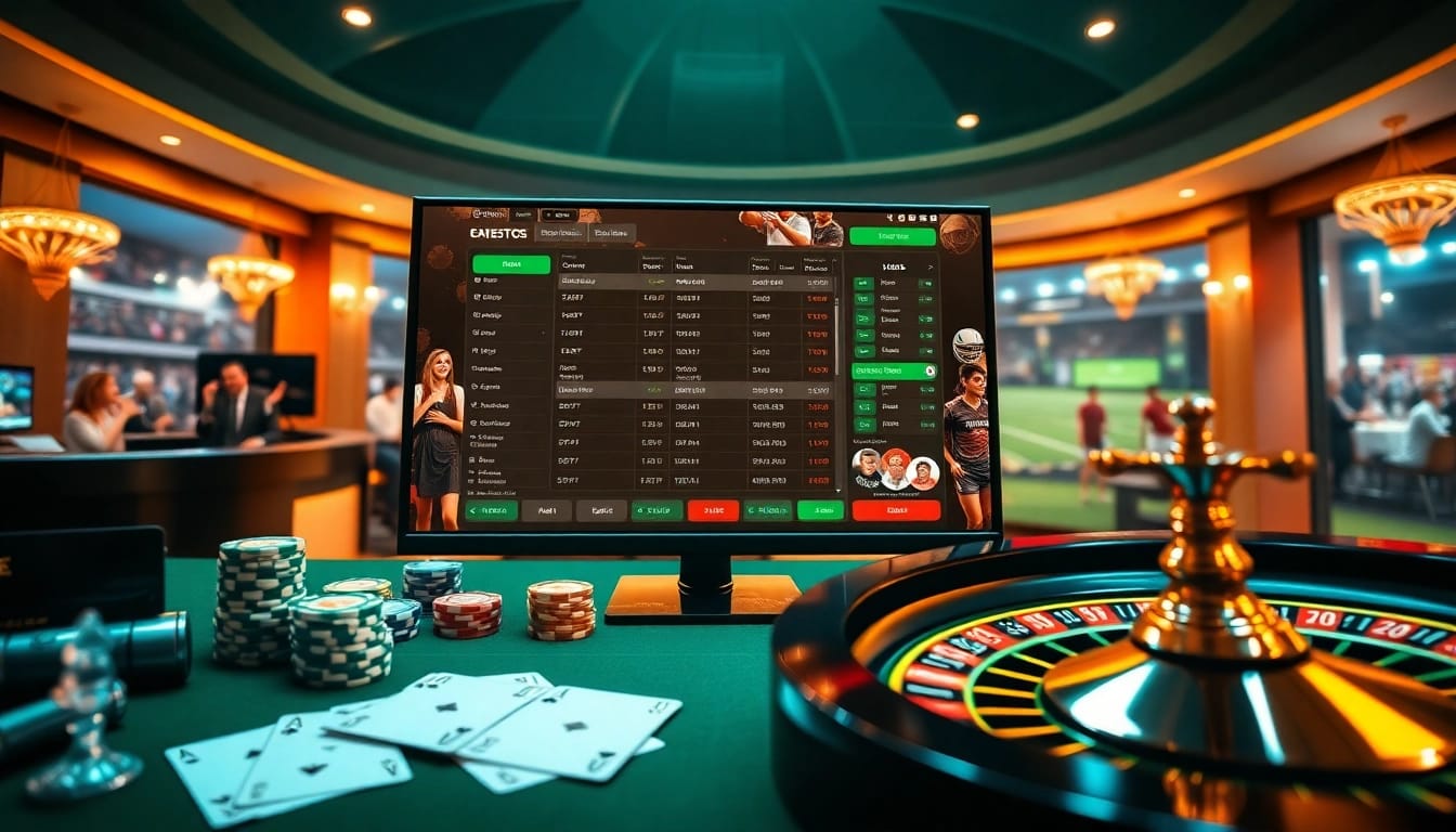 Engaging in intense betting action at 28bet thể thao with an exciting California casino backdrop.