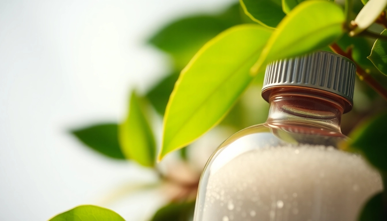 Kolloidales Silber kaufen: High-quality colloidal silver bottle with natural elements, promoting wellness.