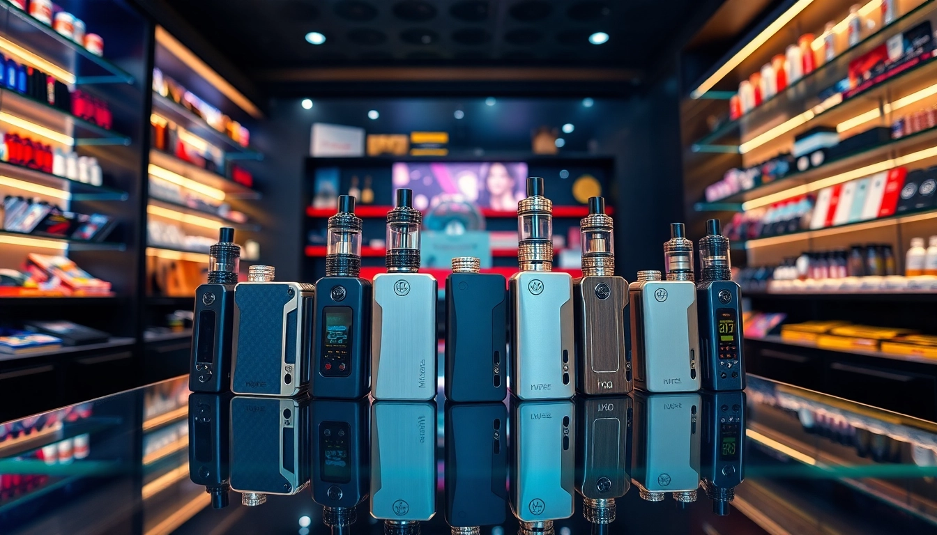Erleben Sie die Vielfalt hqd vape Produkte in einem stilvollen Vape-Shop-Design.