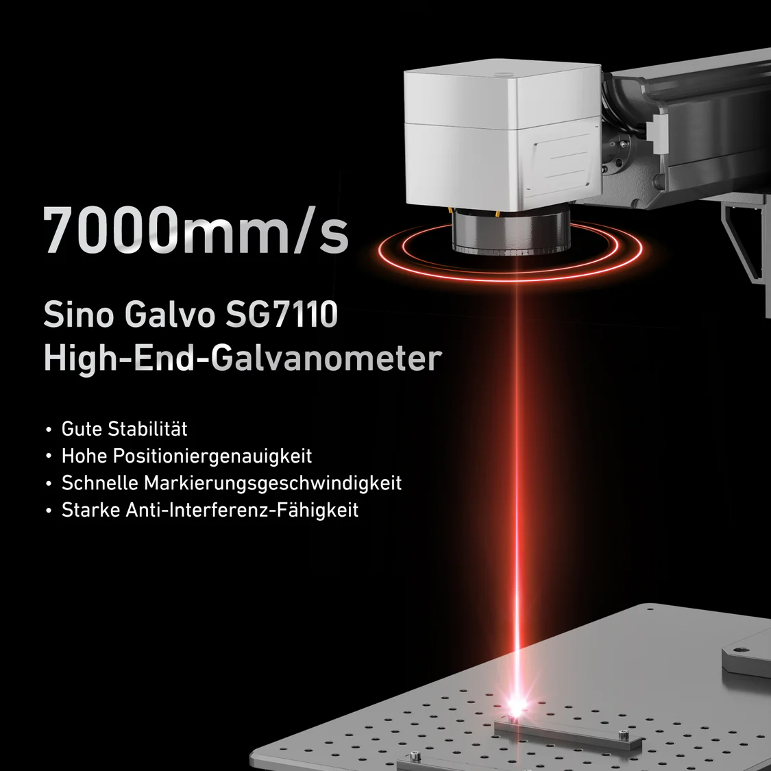 Maximale Effizienz bei der Metallmarkierung mit dem MOPA-Faserlaser der Monport GA-Serie