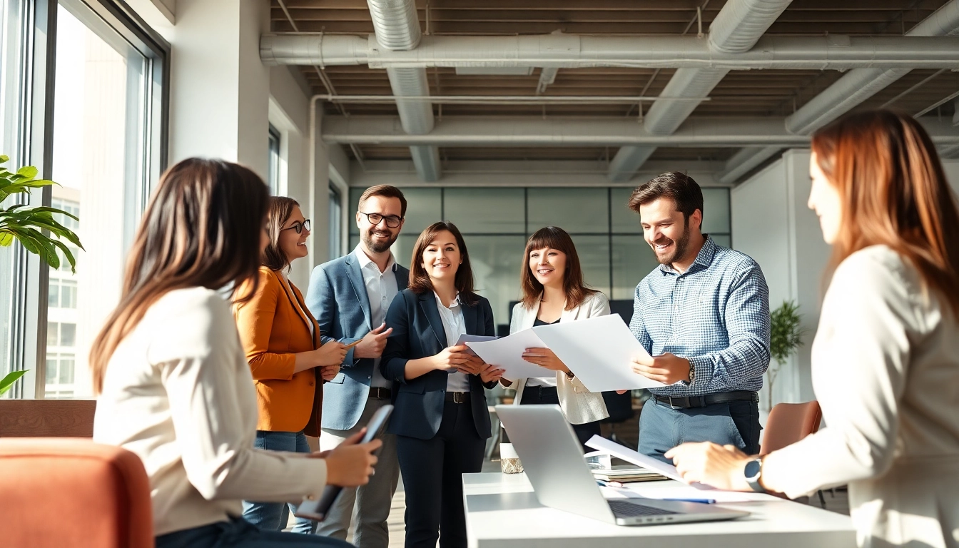 Headhunter Schweiz im Besprechungsraum, das Team diskutiert Strategien zur Rekrutierung.