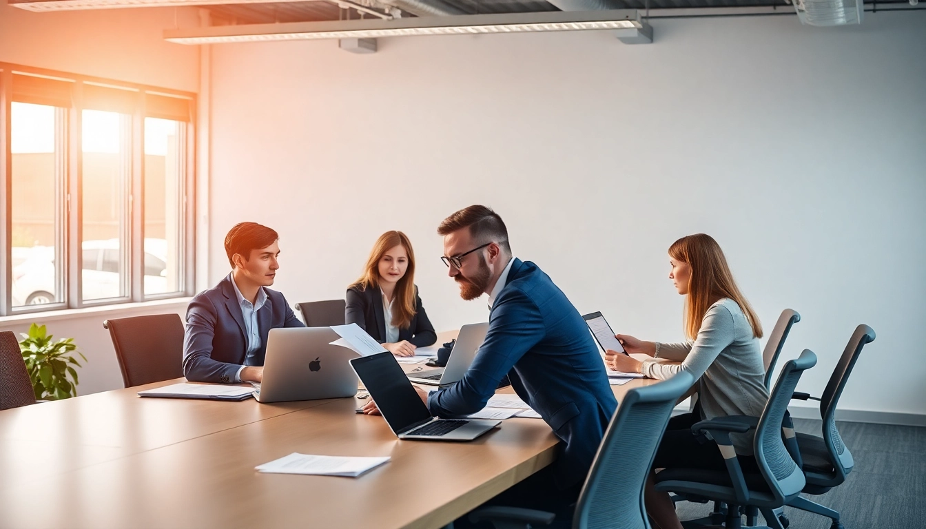 Berater in der Unternehmensberatung Pflegeeinrichtungen arbeiten an Strategien für Prozessoptimierungen.