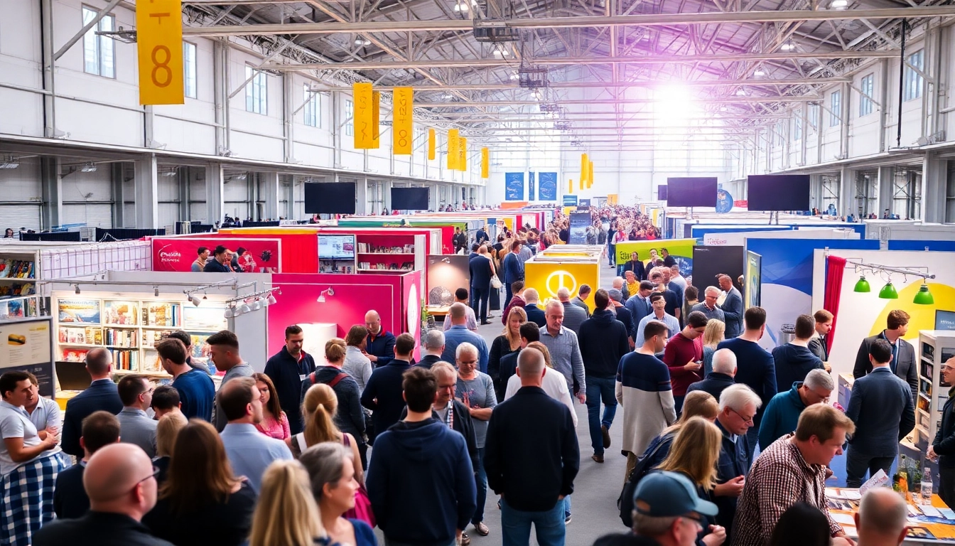 Personen, die bei einer Jobmesse Stellenangebote suchen, um ihre Karrierechancen zu erhöhen.