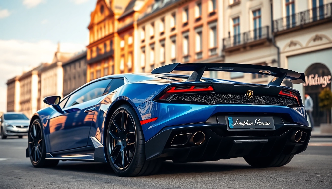 Lamborghini PPF München: Ein glänzender Lamborghini mit hochwertiger Lackschutzfolie in München, perfekter Schutz und Stil.