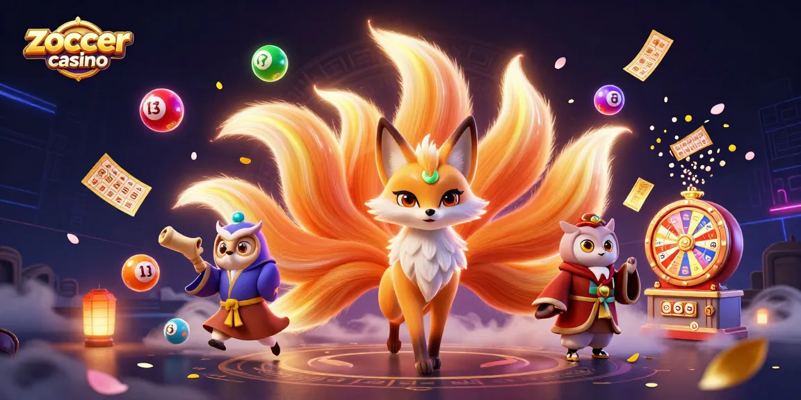 Experience the thrill of zoccer casino with vibrant games and colorful elements in an engaging illustration.