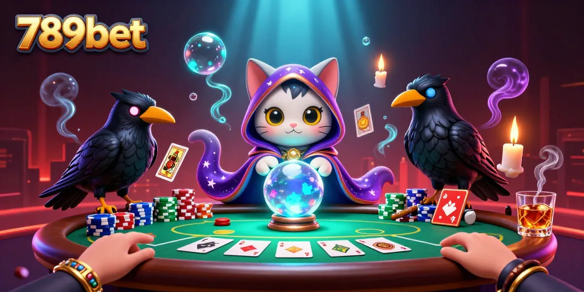 Experience thrilling gameplay with 789bet's dynamic poker scene featuring mystical characters.